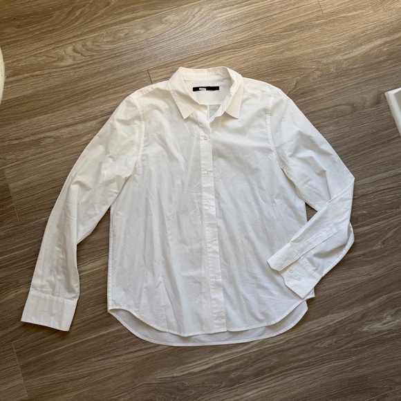 Jenni Kayne Tops - Jenni Kayne Women’s Classic Cotton Button Up in White Sz M 100% Cotton EUC